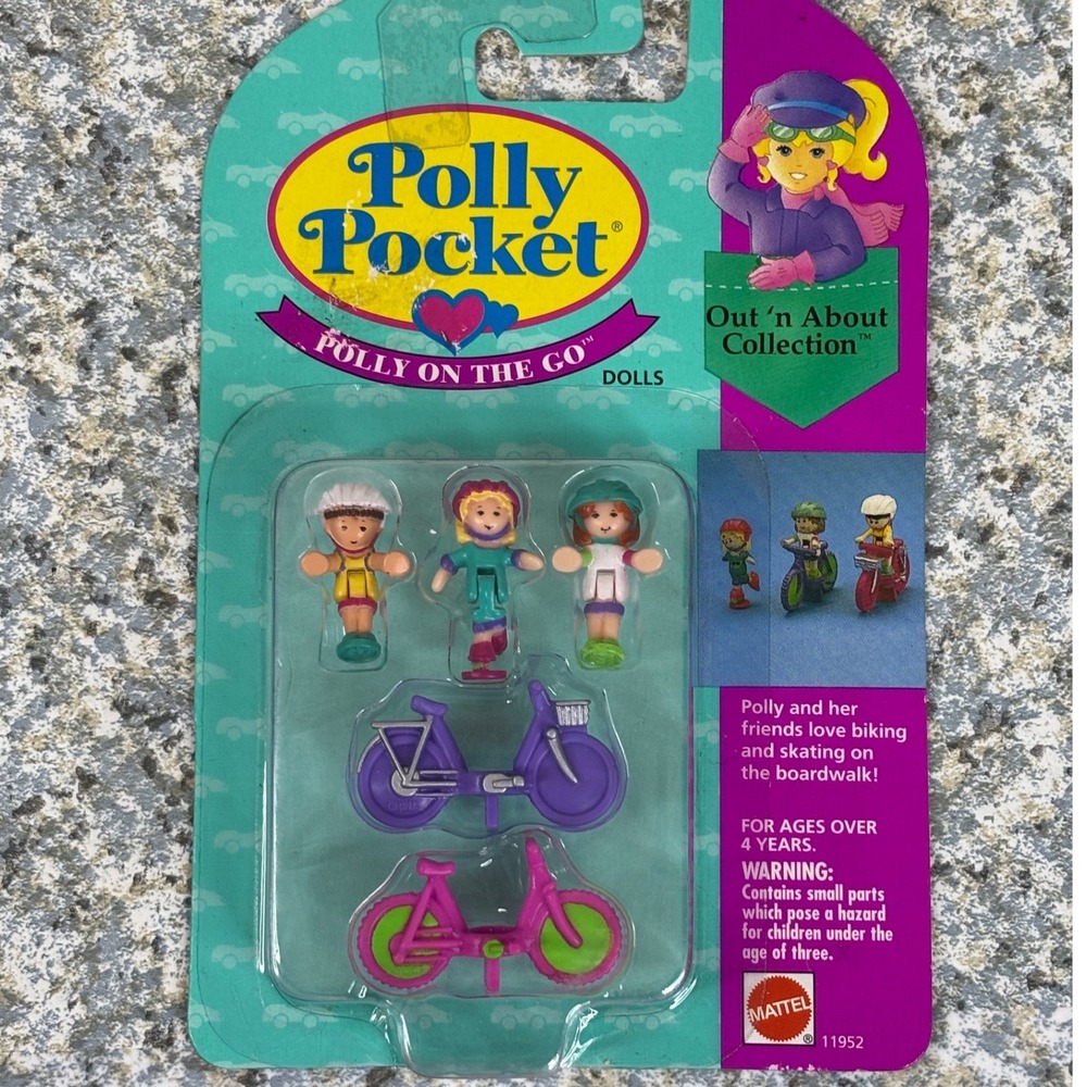 Polly Pocket Dolls Out 'n About Collection 1994 Bluebird Mattel 11952 New NIP